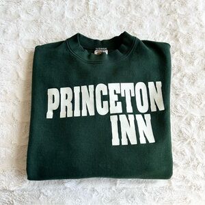 Vintage Princeton Inn Crewneck Sweatshirt Mens XL Green Forbes College Tigers PI